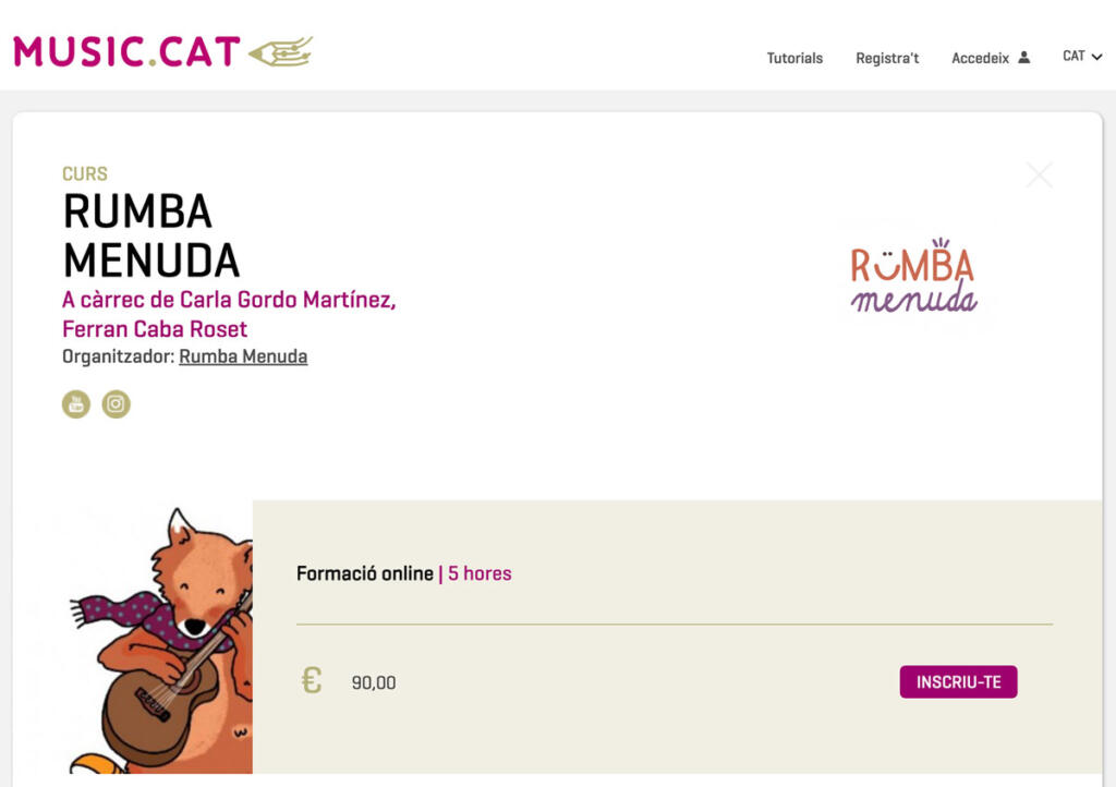Curs online - Rumba Menuda